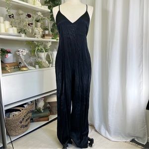 NWT Victoria’s Secret Floral Satin Loungewear Jumpsuit